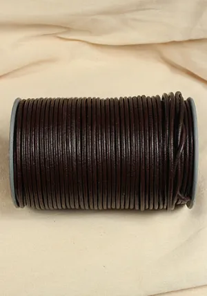 Leather Cord Creativa (4mm) 25 m Brown