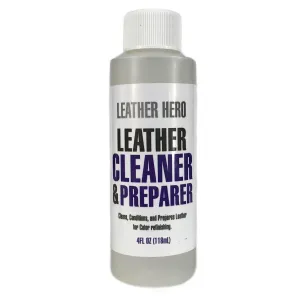 Leather Hero Leather Cleaner & Conditioner 4oz Concentrated (Makes 16oz)