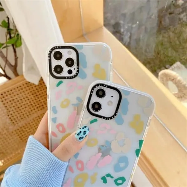 Leopard Mix Impact Soft Case For iPhone 11 12 12Pro 12ProMax