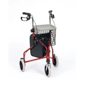 Lightweight 3 Wheel/Tri Walker with Bag and Basket