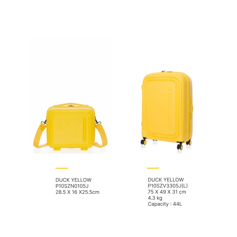 Logoduck Beauty Case & Large Trolley Set