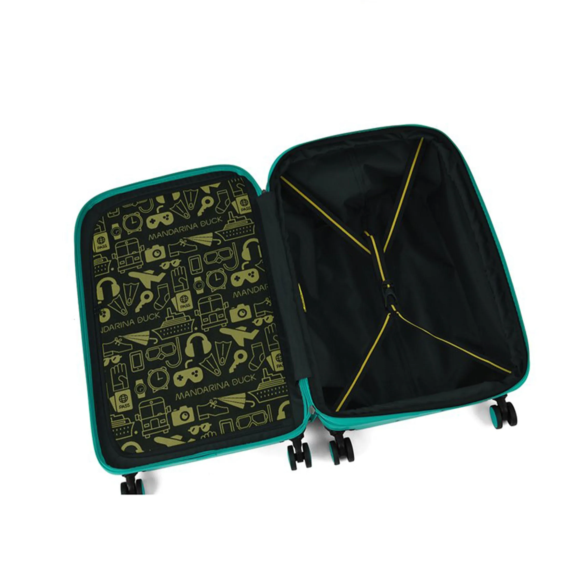 Logoduck Beauty Case & Large Trolley Set