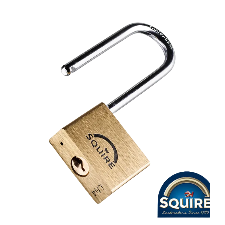 Long Shackle Premium Marine Grade Brass Padlock | LN4S/2.5