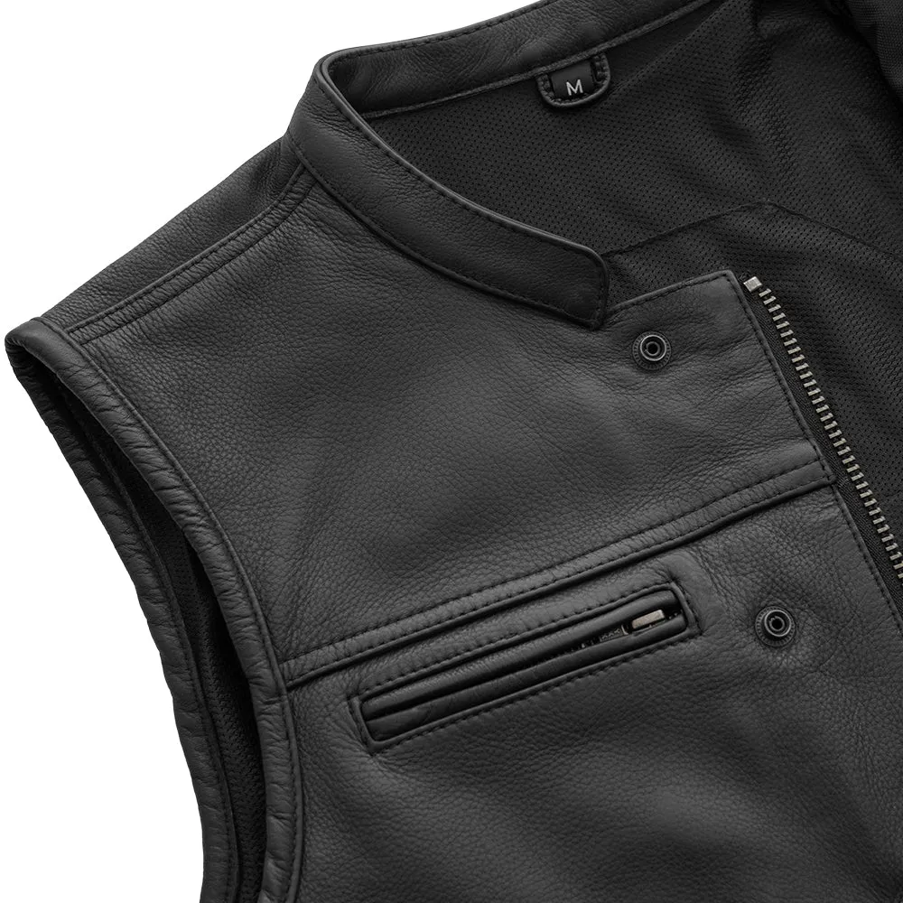 Lowrider Men's Motorcycle Leather Vest