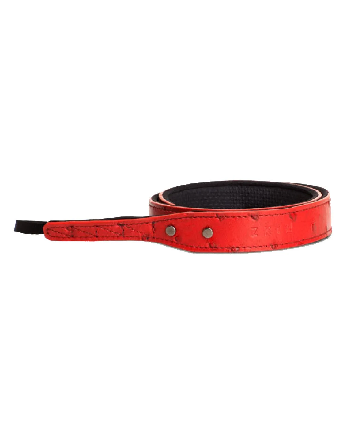 <ao9a>ZKIN Siren Mini Camera Strap -Blazing Red (leather)