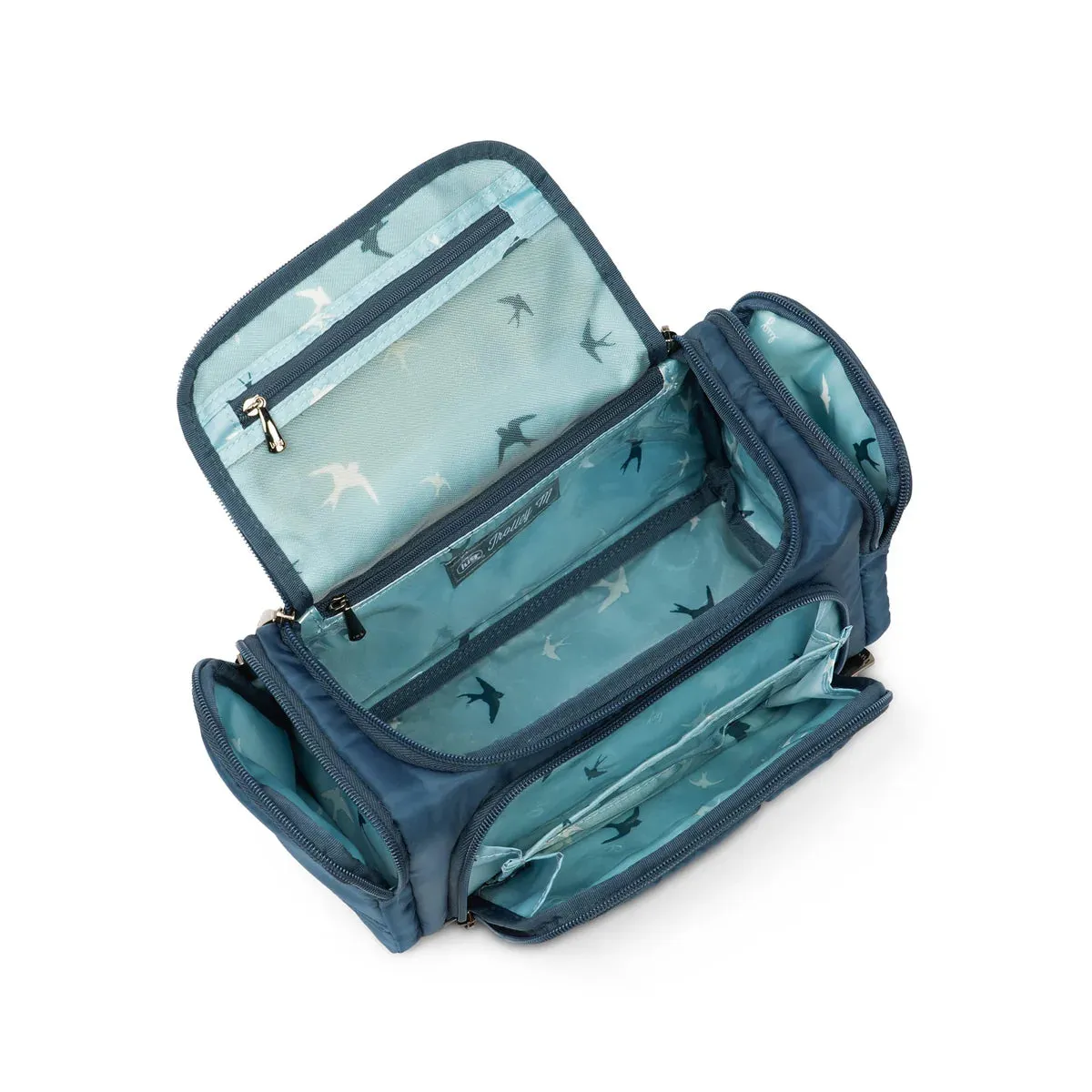 LUG Trolley Medium Cosmetic Case in Navy Blue