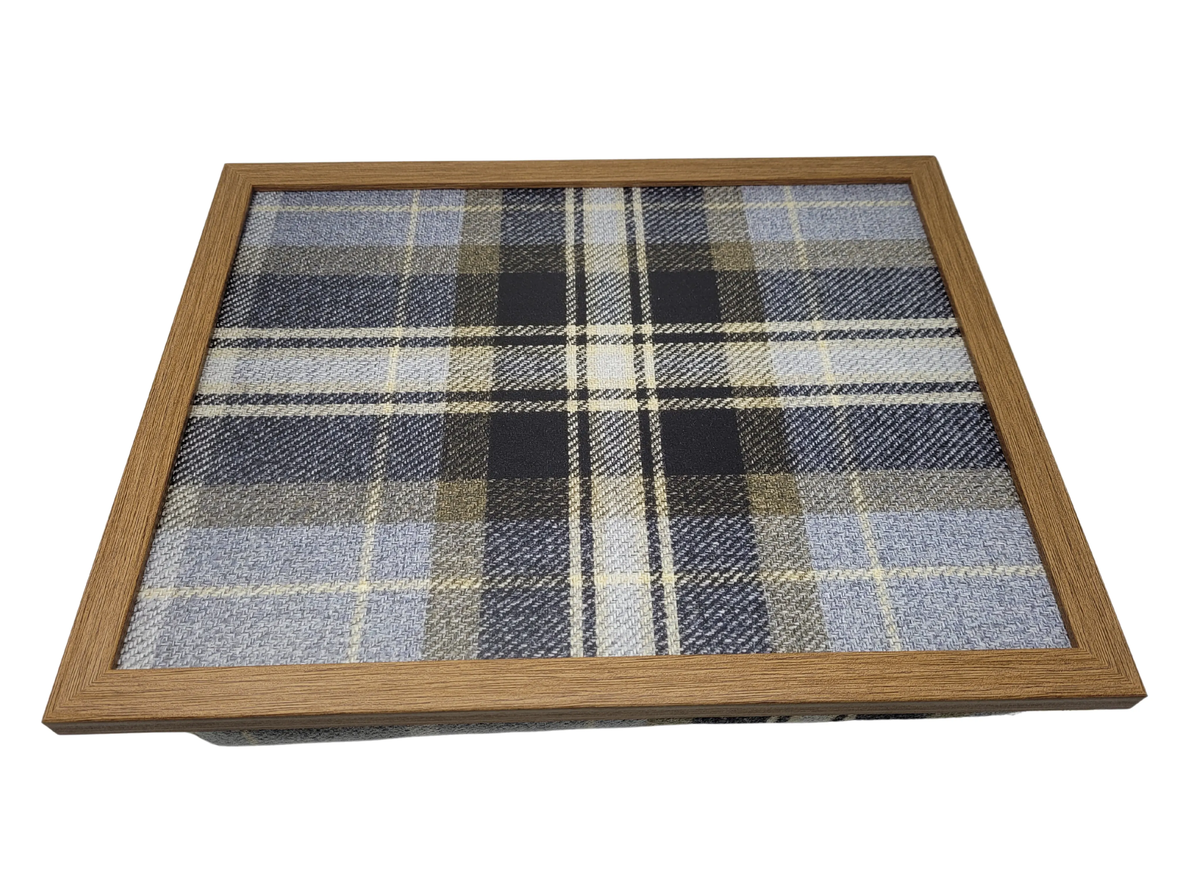 Luxury Beagle Tweed Lap Tray With Cushion Bean Bag from Made in the Mill