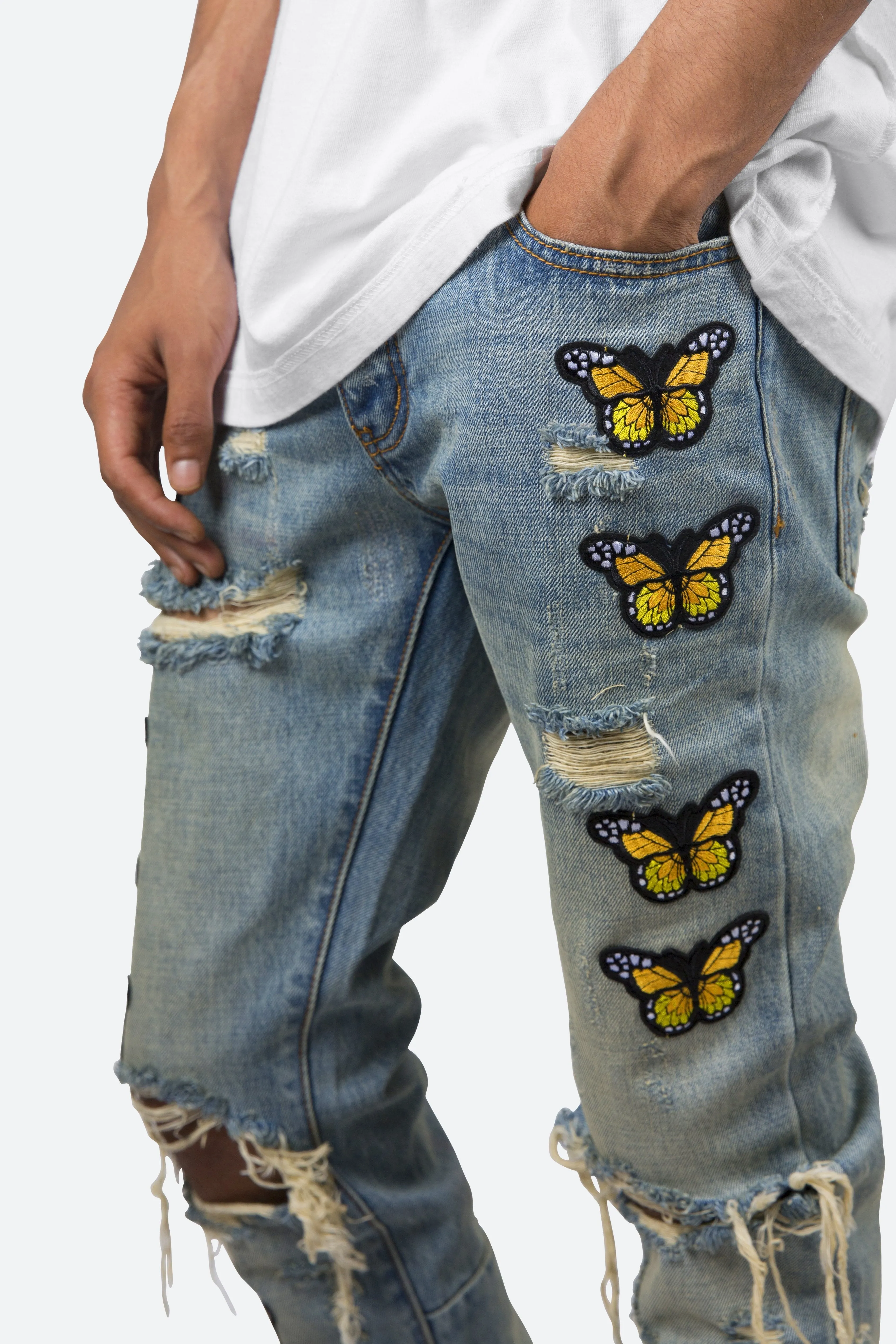 M188 Butterfly Denim - Blue