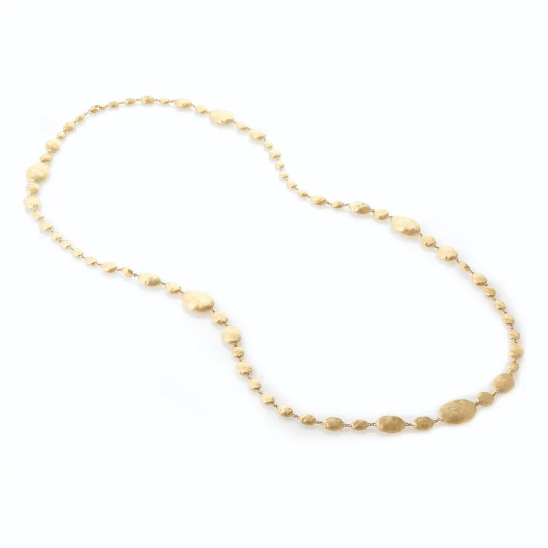 Marco Bicego Siviglia Collection 18K Yellow Gold Sivgila Long Degrade Necklace