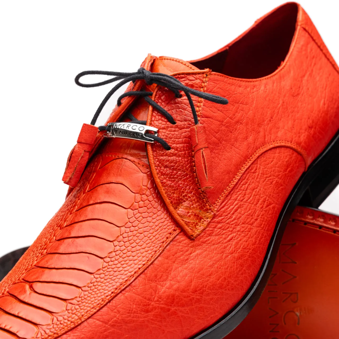 Marco Di Milano Andretti Ostrich Leg Orange