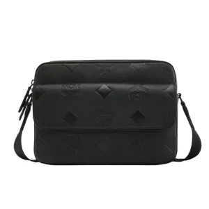 MCM Aren Messenger Bag in Maxi Monogram Leather