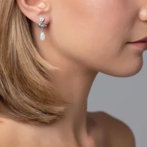 Mei Bird   Aquamarine Earrings