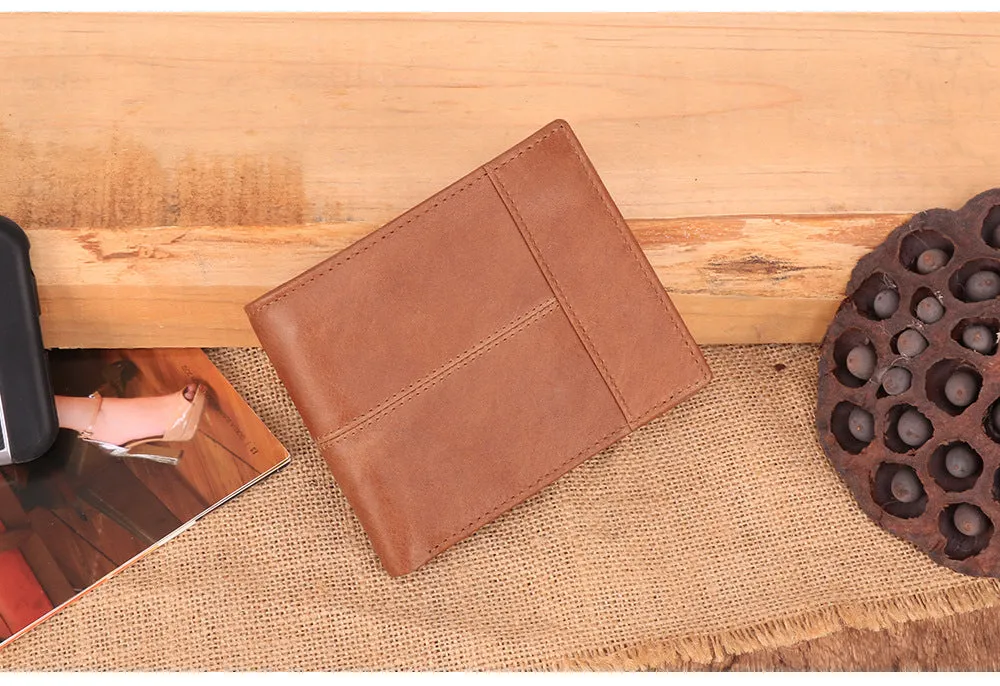 Men Vintage Leather Wallet J2069