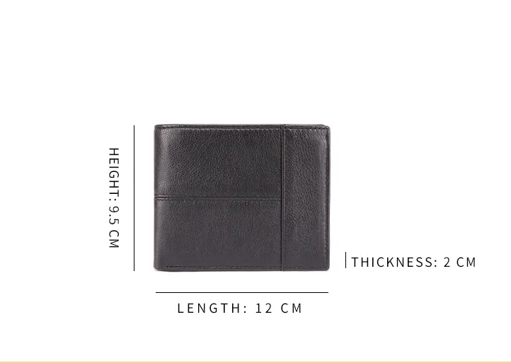 Men Vintage Leather Wallet J2069