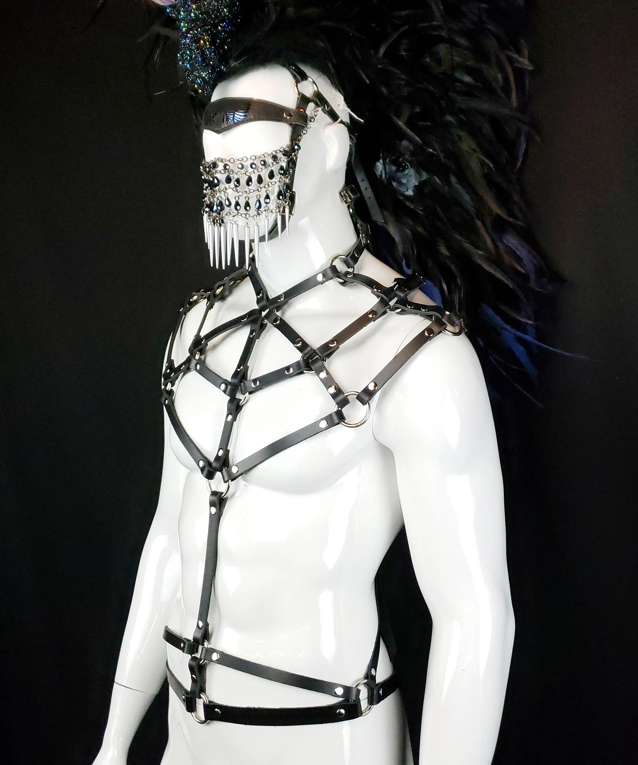 Men's King of the Nile Leather Harness- Made to Order