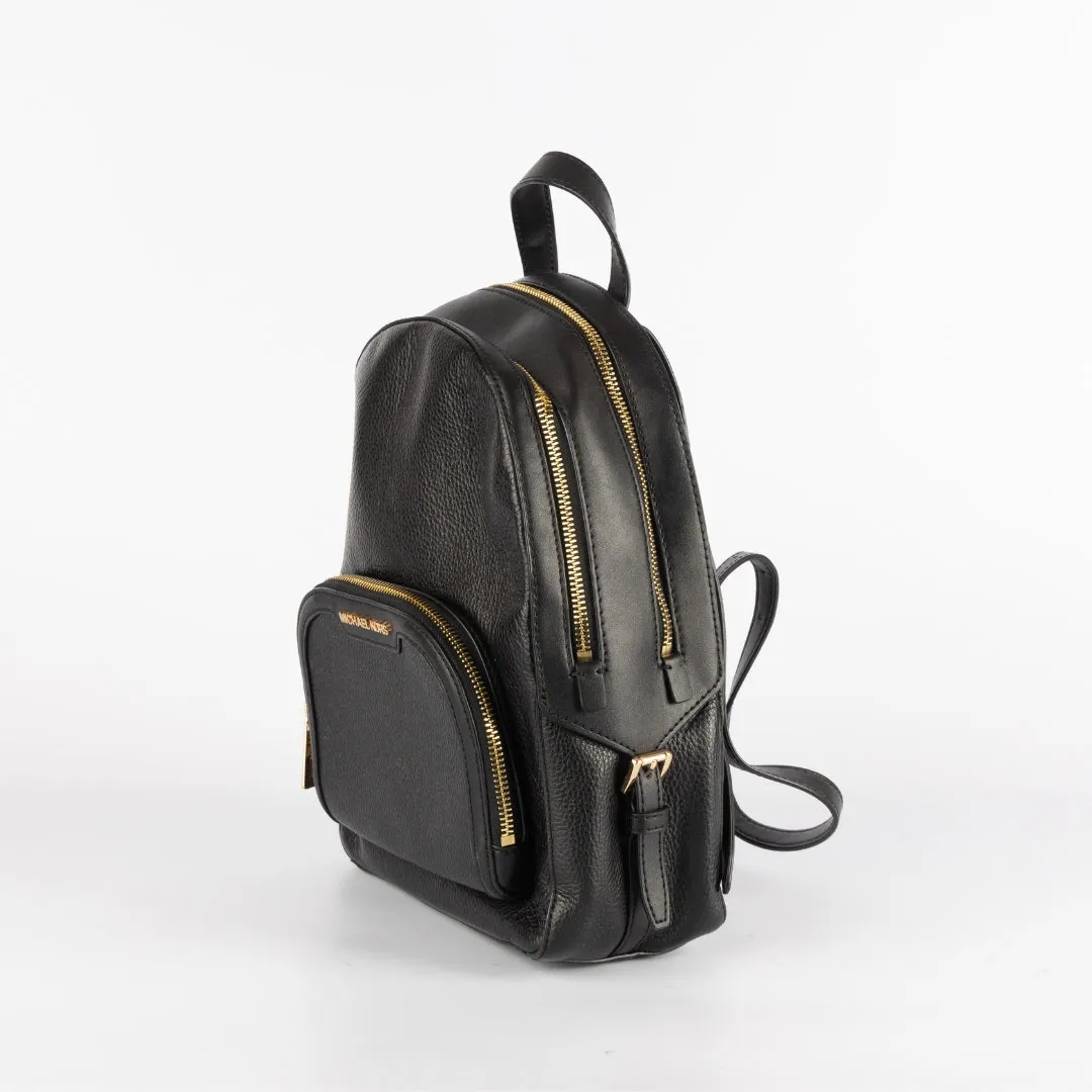 Michael Kors Black Jaycee Medium Backpack