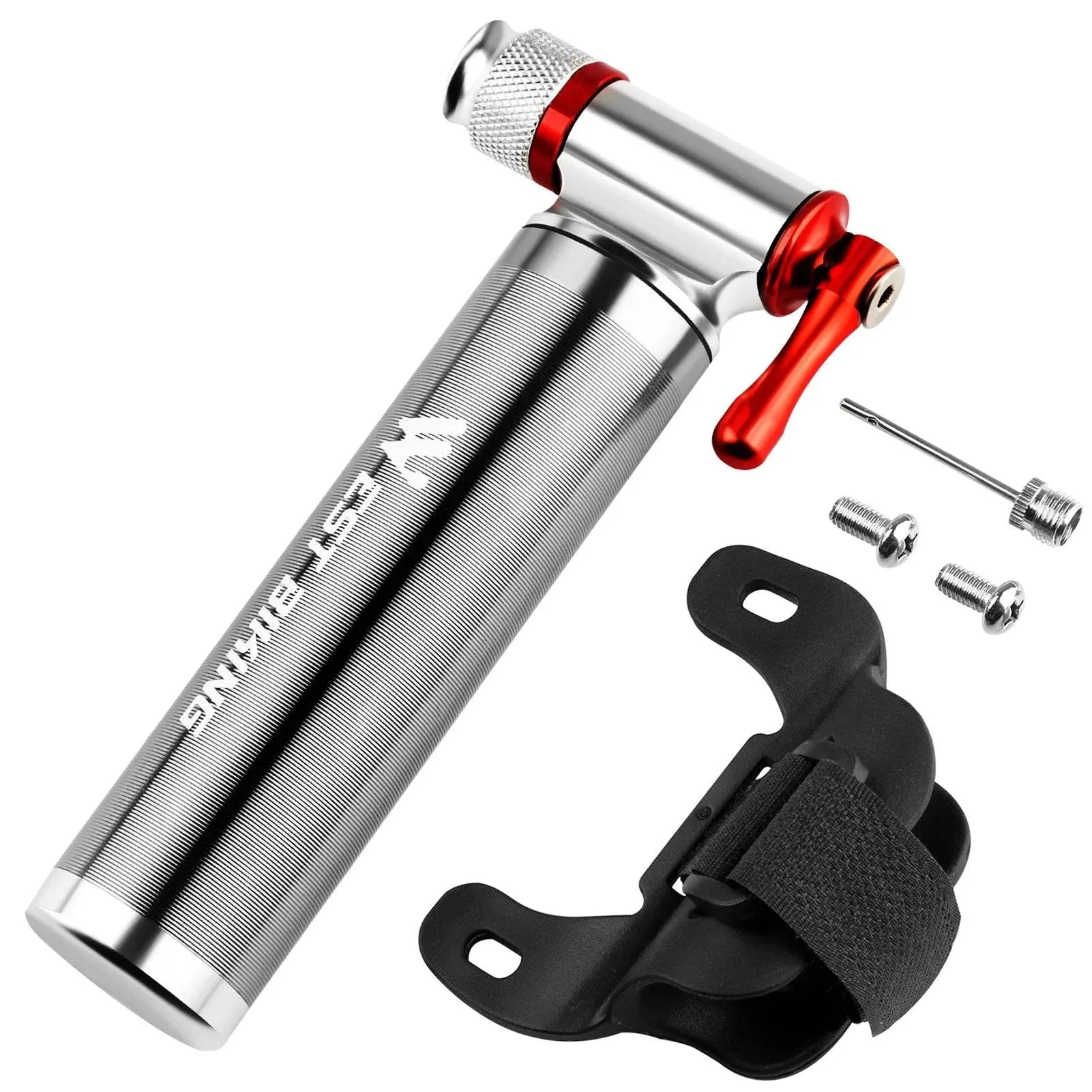 Mini Bike Pump CO2 Inflator Road Mountain Bikes Bicycle Tire Pump for Presta and Schrader Bicycle Accessories