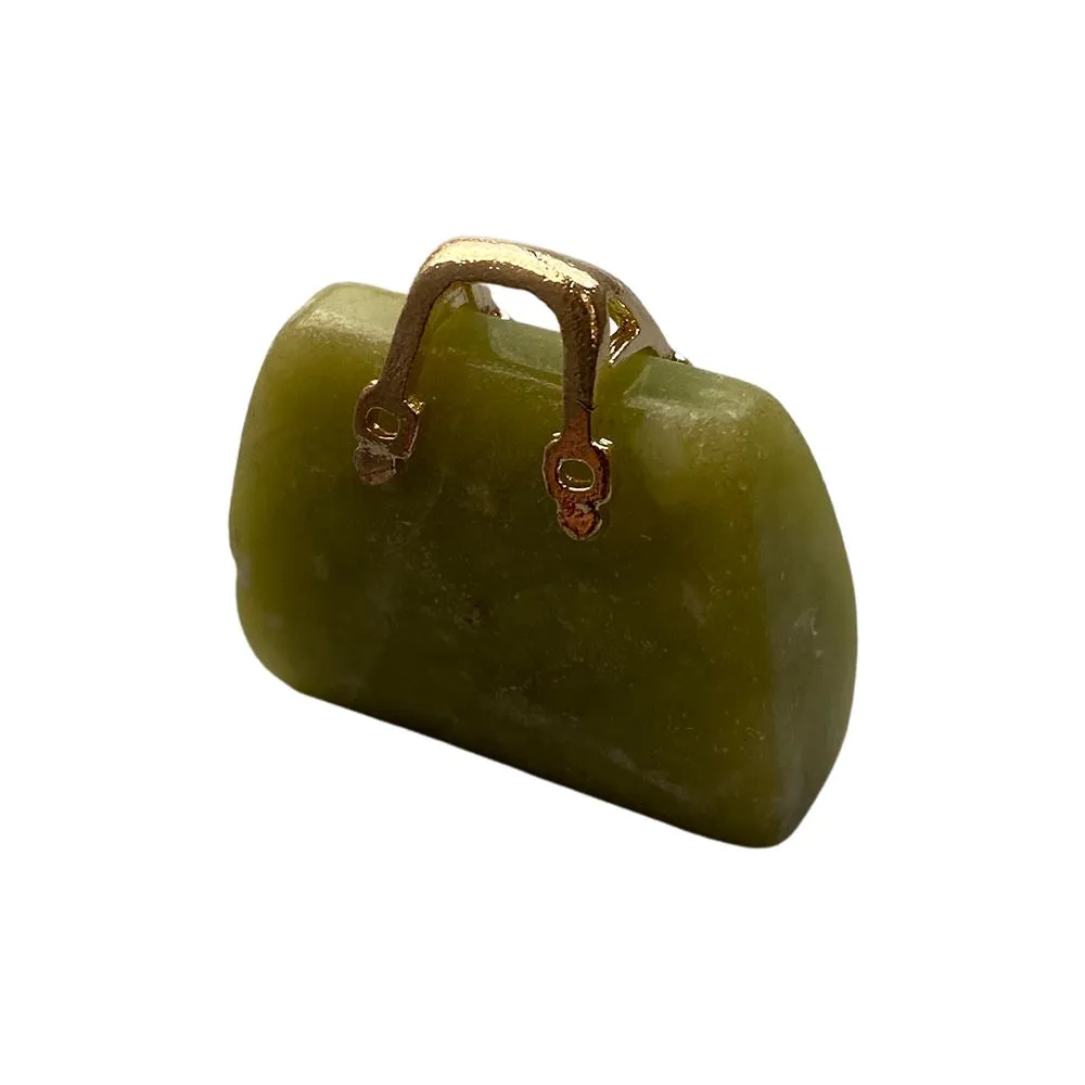 Mini Crystal Handbags, 2-2.5cm, New Jade