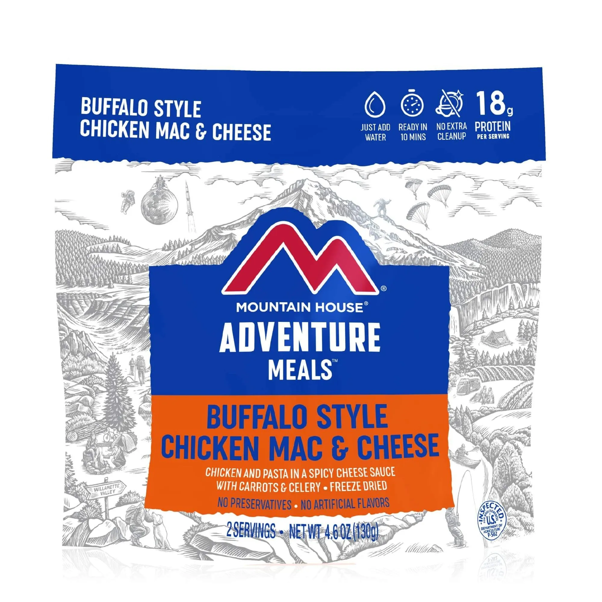 Mountain House Buffalo Chicken Mac & Cheese