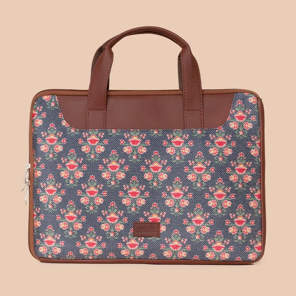 Mughal Garden L-Zippered Laptop Sleeve