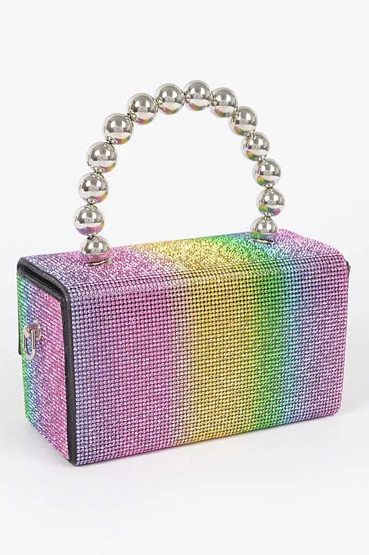 Multicolor Top Handle Bag