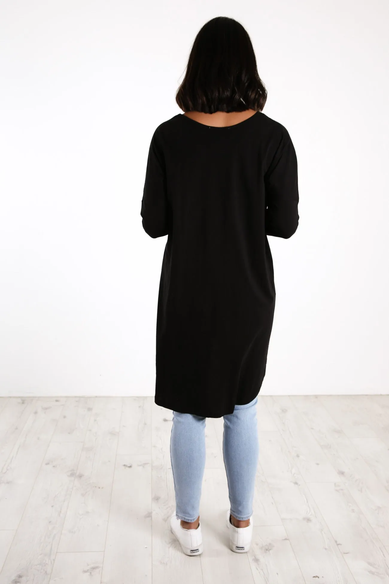 Nelly Long Sleeve Top Black