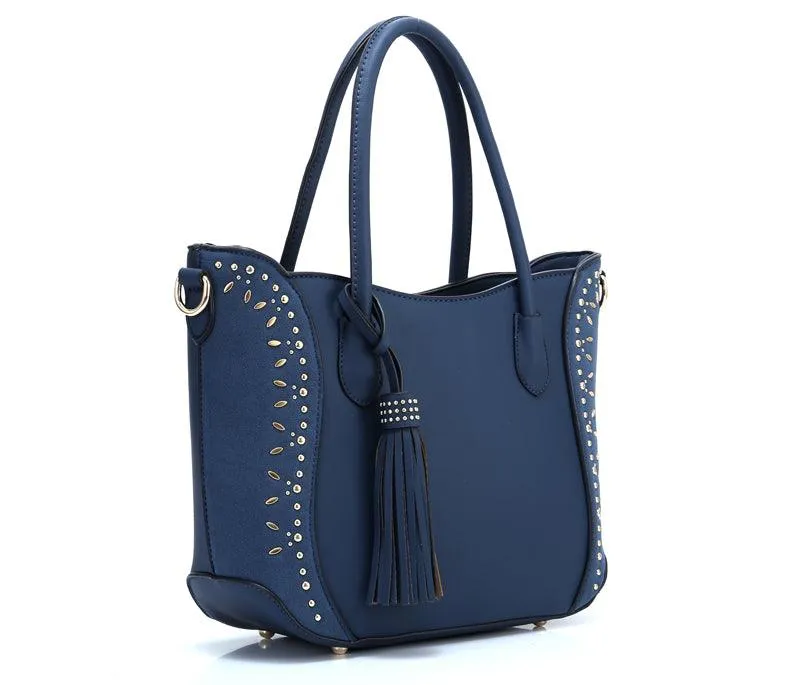 New Classical Lady handbag Set Navyblue