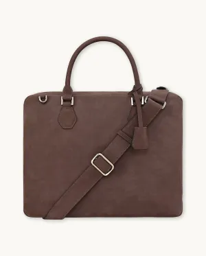 NUBUCK LEATHER BRIEFCASE