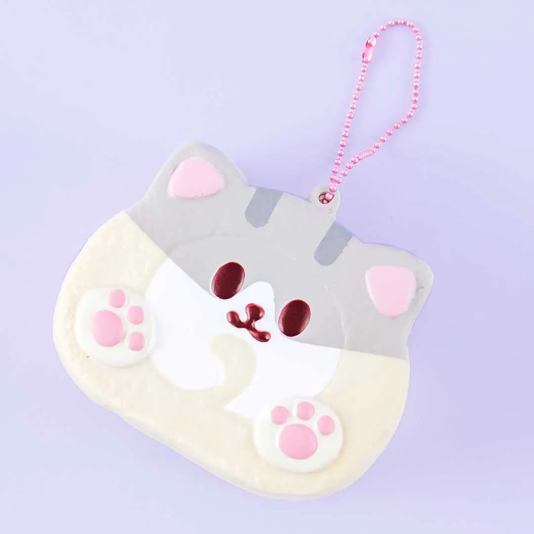 Nyan Nyan Roll Cake Squishy Charm - Ash