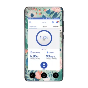 Omnipod DASH Cover (Beautiful Flowers)