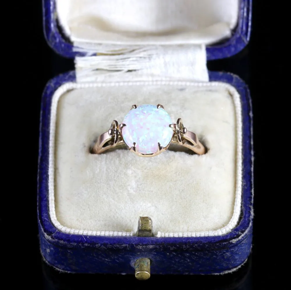 Opal Gold Ring 14Ct Gold