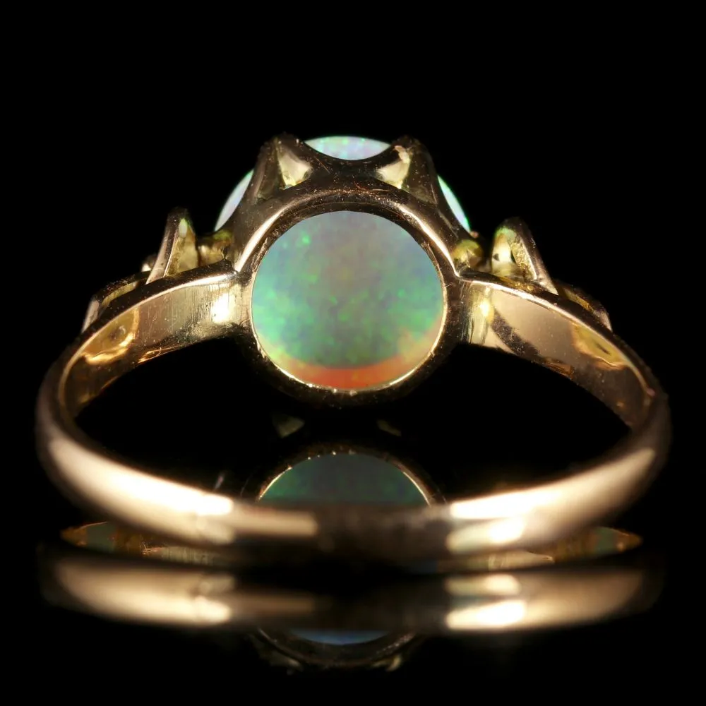 Opal Gold Ring 14Ct Gold