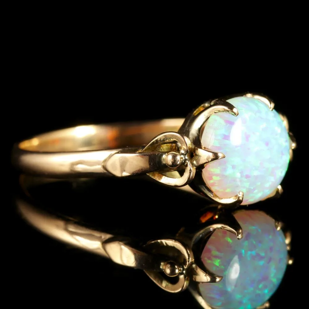 Opal Gold Ring 14Ct Gold