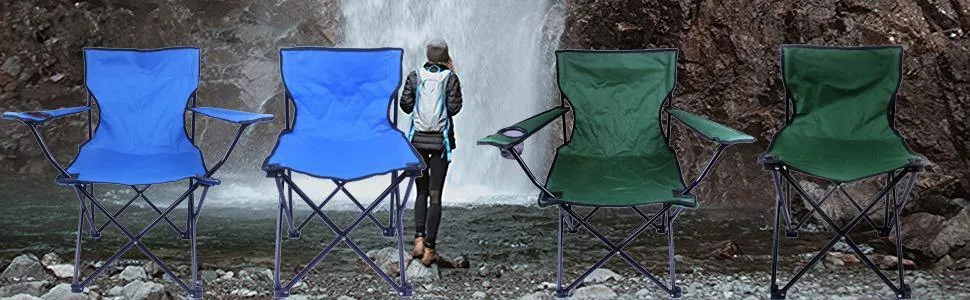 Outdoors Extra Tall Folding Chair - Bar Height Director Chair for Camping