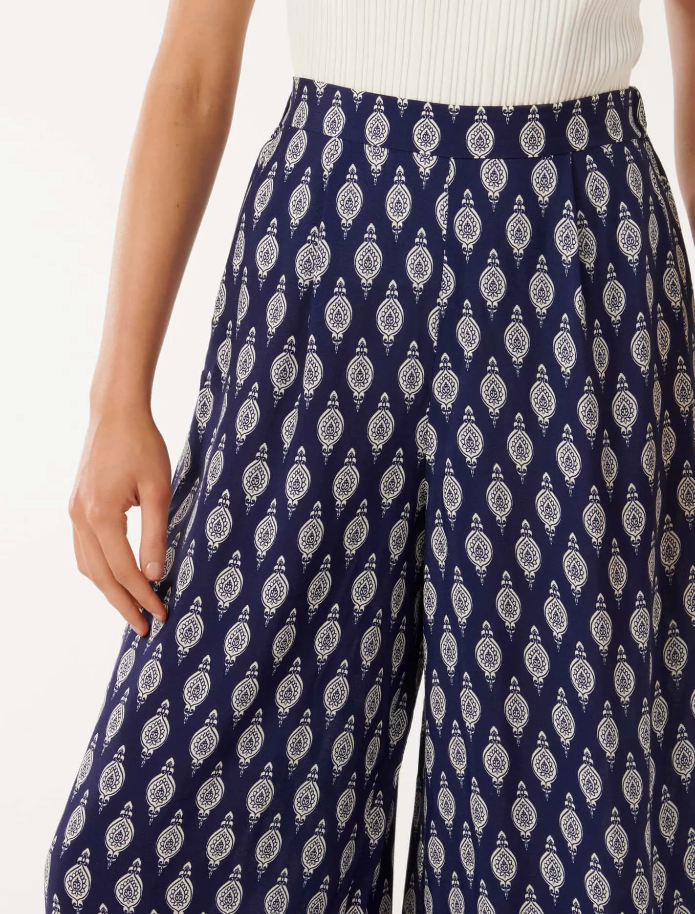 Paige Printed Wide Leg Pants