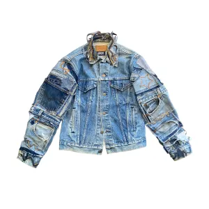 Patchwork Detail Denim Jacket