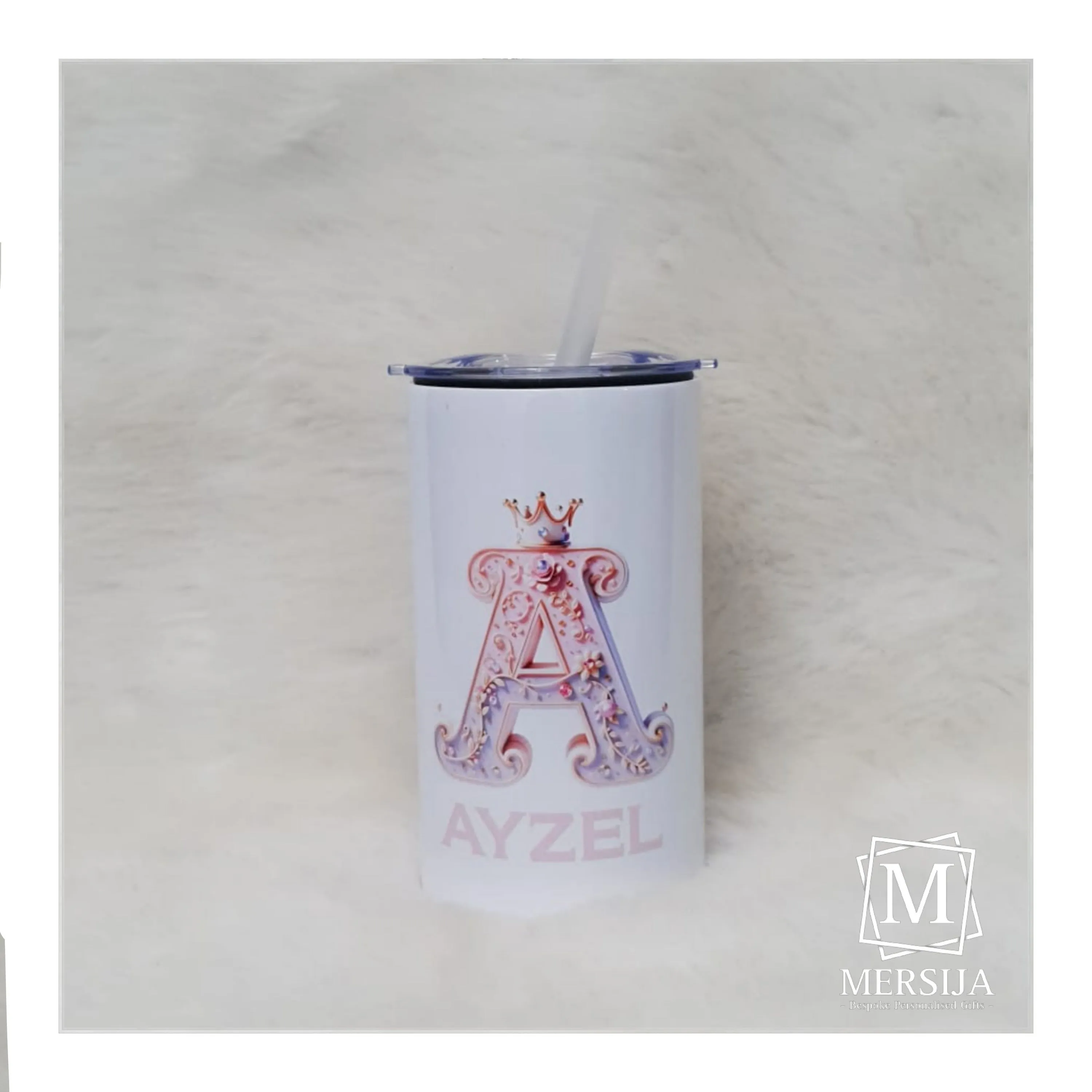 Personalised Alphabet Crown Jewel Sippy Cups