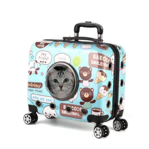 Pet trolley case out portable