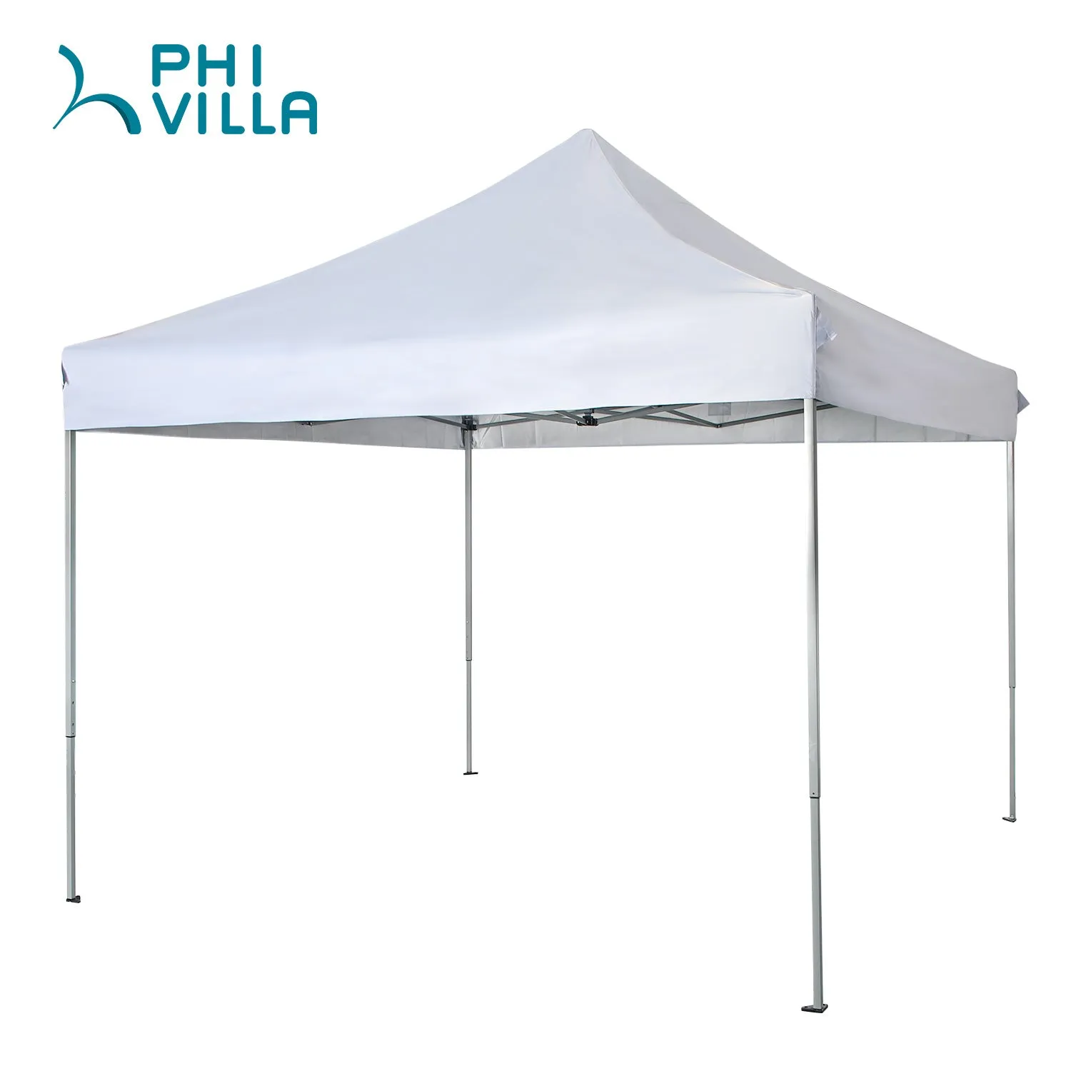 PHI VILLA 10' x 10' Instant Commercial Canopy Straight Leg