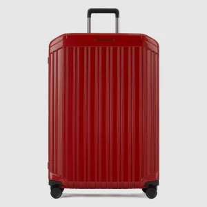 Piquadro Pq-Light 75Cm Hardcase 4 Double Wheel Large Check-In Trolley Red - Bv4428Pql/R