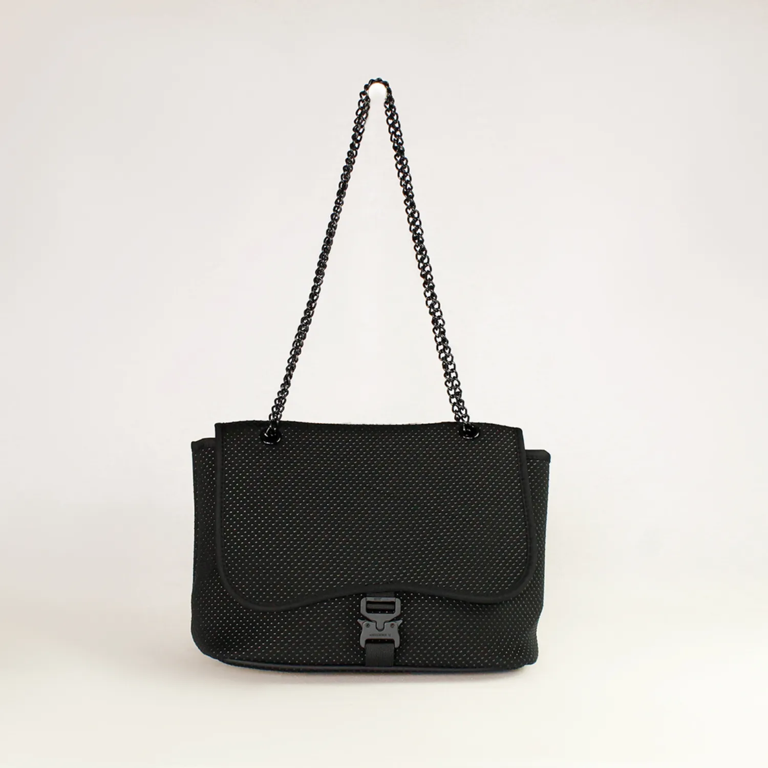 POUCH   FLAP CROSSBODY - BLACK