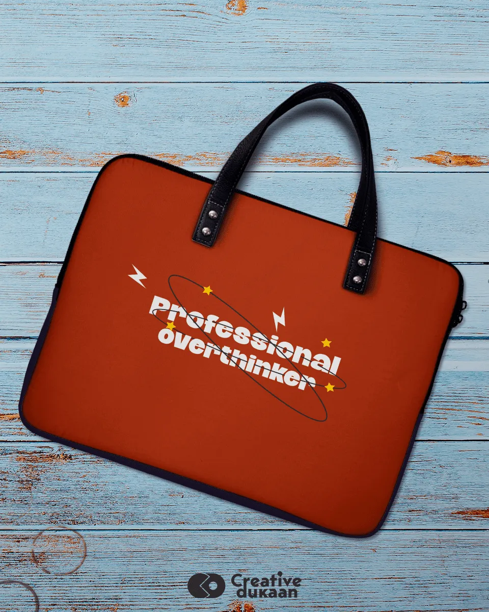 Professional Overthinker - Cool and Funny Laptop Sleeves