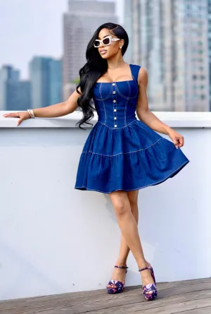 "Best You Ever Had" Denim Dress