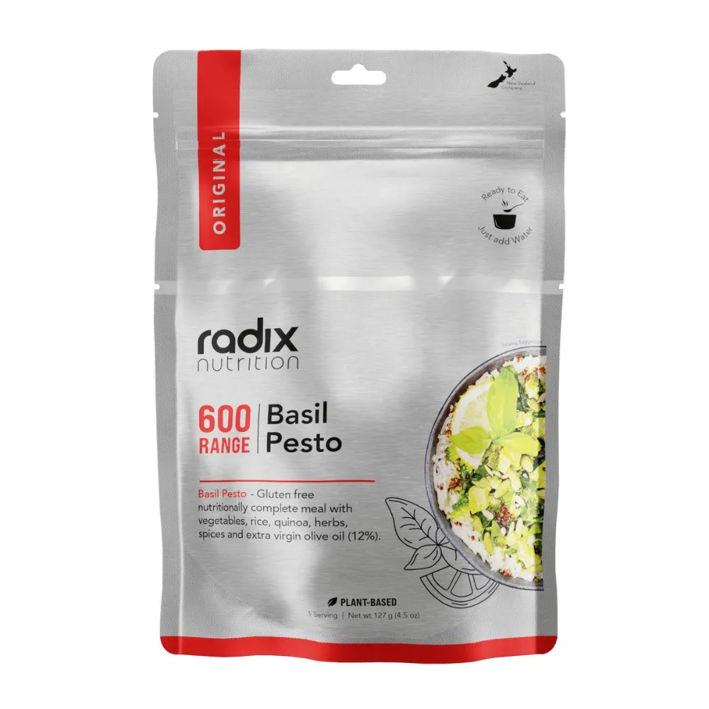 Radix Nutrition Original Meals v8.0 - 600Kcal (Basil Pesto)