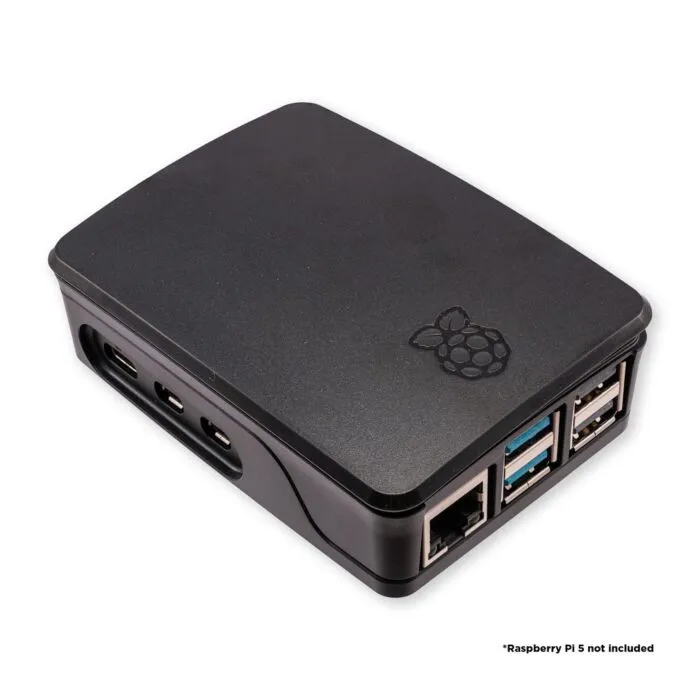 Raspberry Pi 5 Case - Black and Grey