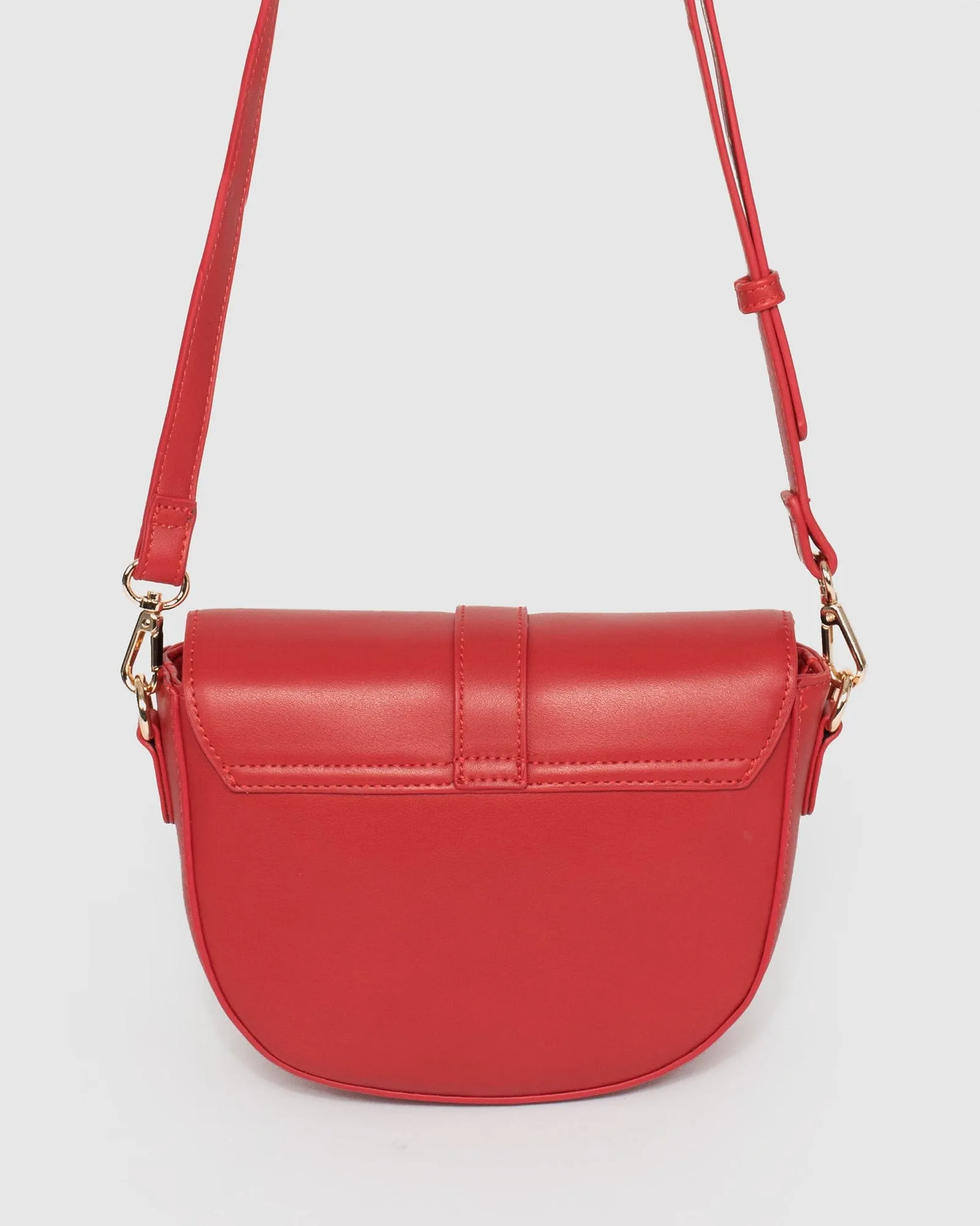 Red Lai Lock Crossbody Bag