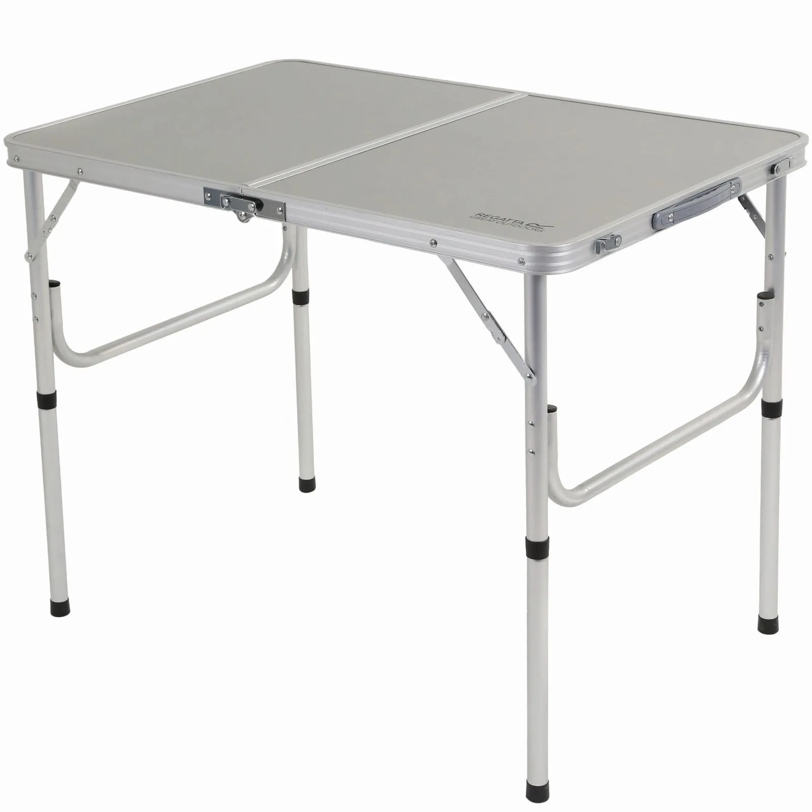 Regatta Cena Camping Compact Bi-Folding Table - Lead Grey