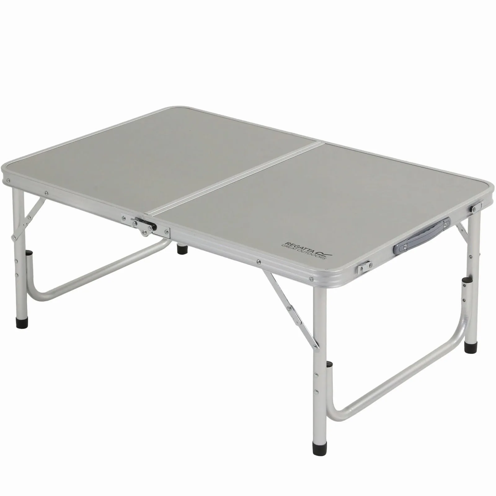 Regatta Cena Camping Compact Bi-Folding Table - Lead Grey