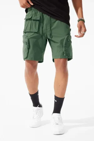 Retro - Altitude Cargo Shorts - Olive