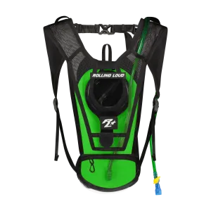 RL  Clear Green Hydration Backpack - Festival Approved